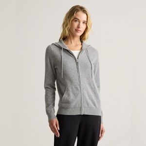 Quince Gray Hoodie Sweatshirt